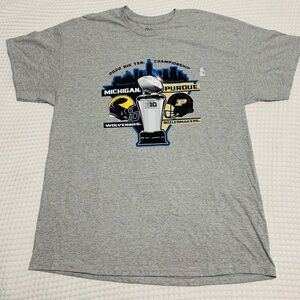 MICHIGAN WOLVERINES PURDUE BIG TEN CHAMPIONSHIP T Shirt  XL NWOT Football